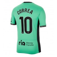 Atletico Madrid Angel Correa #10 Tretí futbalový dres 2023-24 Krátky Rukáv